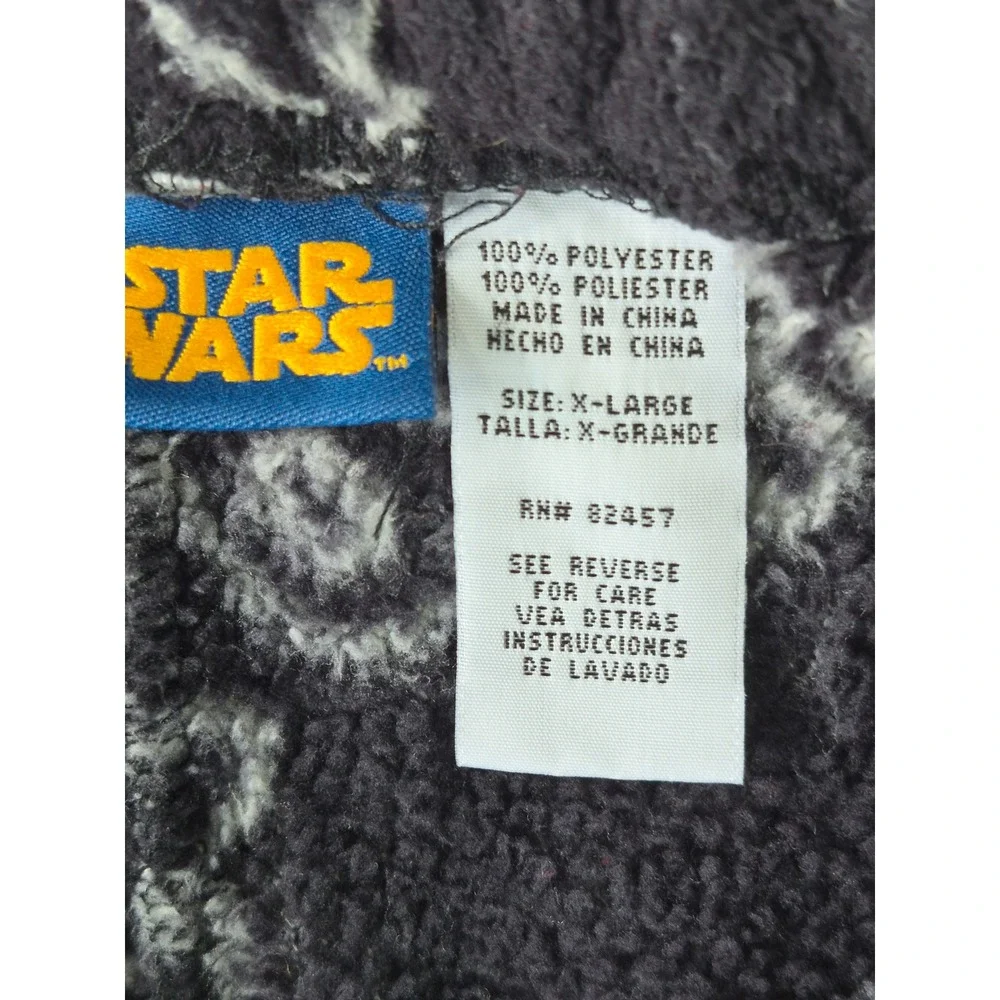 Star Wars Mens Imperial Galactic Empire Fleece Pajama Pants Black White Lounge